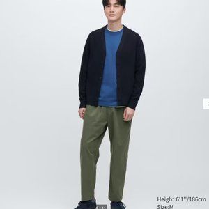 Cotton Relaxed Ankle Pants